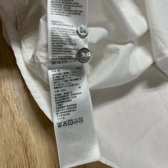 Tommy Bahama NWT Roll Tab Poplin Button Down Shirt White Size XS *Light Mark - Picture 9 of 11